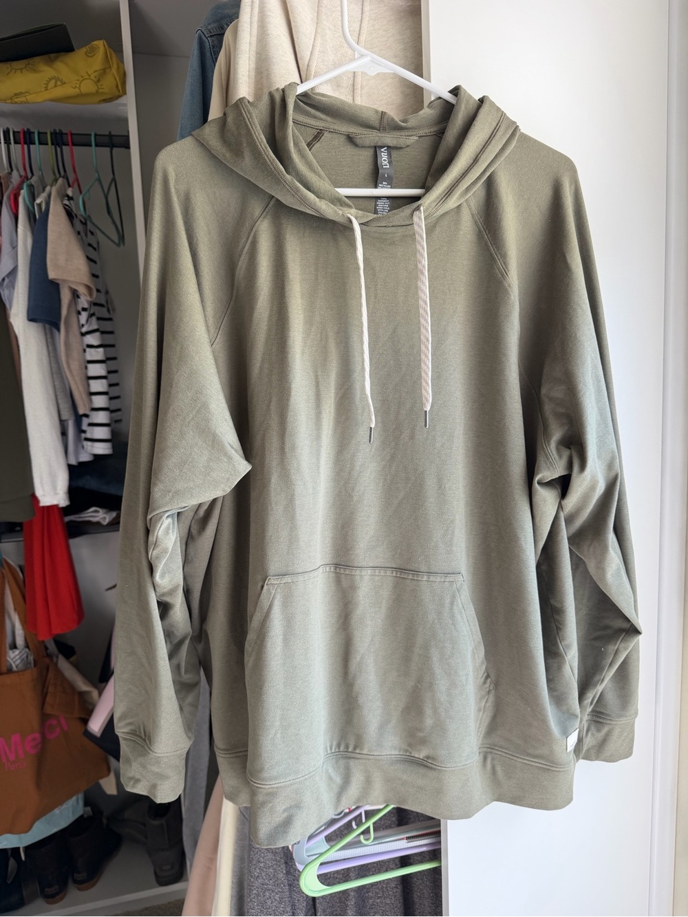 Vuori Olive Green Pullover Hoodie